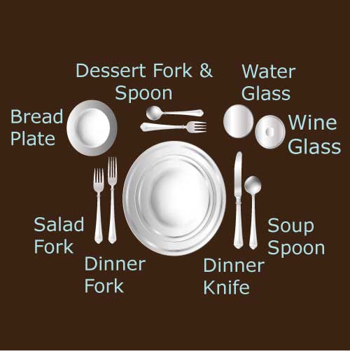 informal place setting