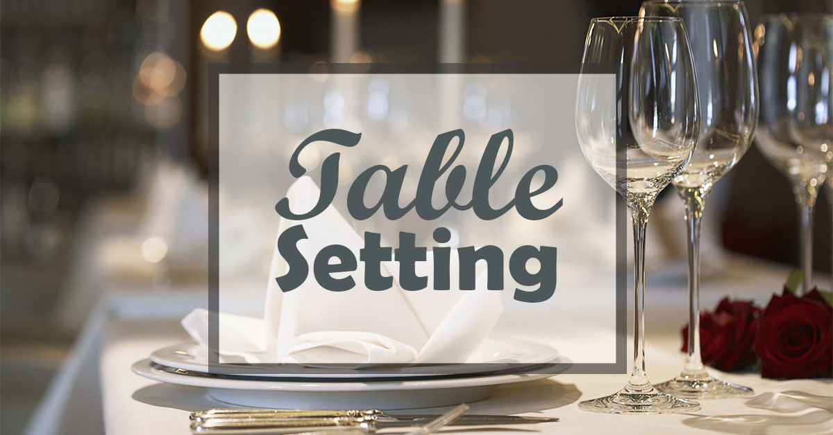 Table Setting The Easy Guide To Elegance, Position Of Water And Wine Glasses On Table