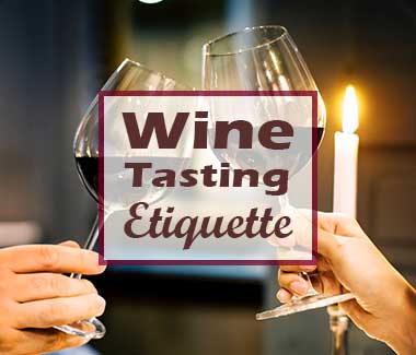 wine tasting etiquette - 4 steps