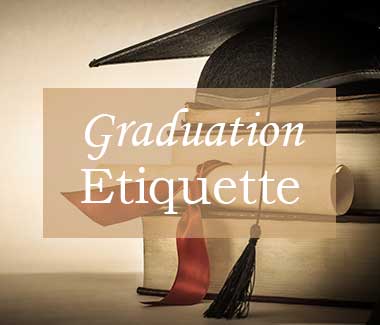 graduation etiquette