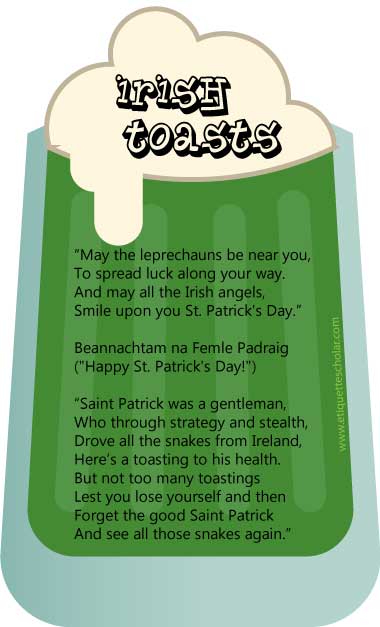 St. Patrick's Day Irish Toasts